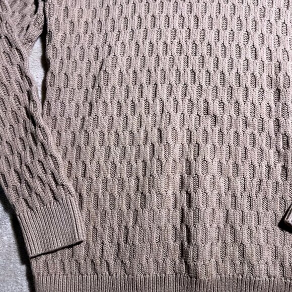 Old Navy Women's Sz XXL Knitted‎ Long Sleeve Causal Beige Sweater (D) - Picture 2 of 9